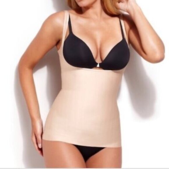 Spanx Tan Open Bust Shaping Tank Top - Picture 1 of 7